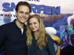 Amsterdam 18 maart 2017 
premiere Smurfen in  Pathe Arena. Pip Pellens en Pim Wessels