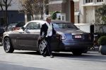 Amsterdam 23 maart 2017  
Ronnie Rosenbaum in zijn Rolls Royce in amsterdam zuid