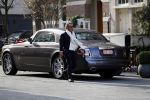 Amsterdam 23 maart 2017  
Ronnie Rosenbaum in zijn Rolls Royce in amsterdam zuid