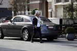 Amsterdam 23 maart 2017  
Ronnie Rosenbaum in zijn Rolls Royce in amsterdam zuid