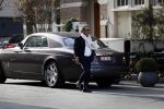 Amsterdam 23 maart 2017  
Ronnie Rosenbaum in zijn Rolls Royce in amsterdam zuid