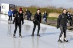 Biddinghuizen 5 maart 2017
De hollandse 100 op de ijsbaan in Biddinghuizen georganiseerd door Prins Bernhard. Patrick Kluivert met Rossana Kluivert Shane Nino en Demi