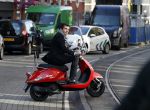 Amsterdam 9 maart 2017 
Ruben Nicolai op zijn scooter