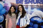 Amsterdam 18 maart 2017 
premiere Smurfen in  Pathe Arena. sarah en Julia