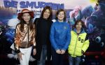 Amsterdam 18 maart 2017 
premiere Smurfen in  Pathe Arena. Selena Visser met kinderen