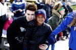 Biddinghuizen 5 maart 2017
De hollandse 100 op de ijsbaan in Biddinghuizen georganiseerd door Prins Bernhard. Patrick Kluivert met Rossana Kluivert Shane Nino en Demi
