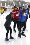 Biddinghuizen 5 maart 2017
De hollandse 100 op de ijsbaan in Biddinghuizen georganiseerd door Prins Bernhard. Patrick Kluivert met Rossana Kluivert Shane Nino en Demi