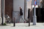 Amsterdam 15 maart 2017 
Thijs Romer op straat in Amsterdam