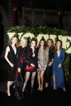 Amsterdam 9 maart 2017 
5 njaar Voque. Feest / diner in rijksmuseum en feest in the Duchess. jonge nederlandse modellen. Cato van Ee Blauwe jurk en Ymre Stiekema tweede van rechts in zwarte jurk