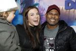 Amsterdam 18 maart 2017 
premiere Smurfen in  Pathe Arena. Maan met neefje