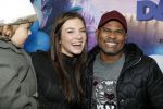 Amsterdam 18 maart 2017 
premiere Smurfen in  Pathe Arena. Maan met neefje