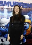 Amsterdam 18 maart 2017 
premiere Smurfen in  Pathe Arena. Maan met neefje