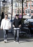 Amsterdam 14 maart 2018 
Andre Hazes jr  (met trouwring vader en ketting vader) op de cornelis schuytstraat .
Andre met zijn neef PA chauffeur en beste vriend Djarno Hofland