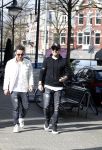 Amsterdam 14 maart 2018 
Andre Hazes jr  (met trouwring vader en ketting vader) op de cornelis schuytstraat .
Andre met zijn neef PA chauffeur en beste vriend Djarno Hofland