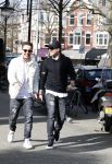 Amsterdam 14 maart 2018 
Andre Hazes jr  (met trouwring vader en ketting vader) op de cornelis schuytstraat .
Andre met zijn neef PA chauffeur en beste vriend Djarno Hofland