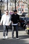 Amsterdam 14 maart 2018 
Andre Hazes jr  (met trouwring vader en ketting vader) op de cornelis schuytstraat .
Andre met zijn neef PA chauffeur en beste vriend Djarno Hofland