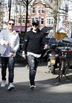 Amsterdam 14 maart 2018 
Andre Hazes jr  (met trouwring vader en ketting vader) op de cornelis schuytstraat .
Andre met zijn neef PA chauffeur en beste vriend Djarno Hofland
