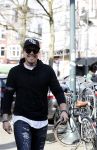 Amsterdam 14 maart 2018 
Andre Hazes jr  (met trouwring vader en ketting vader) op de cornelis schuytstraat
