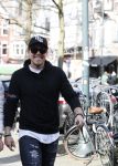 Amsterdam 14 maart 2018 
Andre Hazes jr  (met trouwring vader en ketting vader) op de cornelis schuytstraat