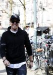 Amsterdam 14 maart 2018 
Andre Hazes jr  (met trouwring vader en ketting vader) op de cornelis schuytstraat