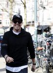 Amsterdam 14 maart 2018 
Andre Hazes jr  (met trouwring vader en ketting vader) op de cornelis schuytstraat
