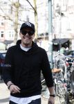 Amsterdam 14 maart 2018 
Andre Hazes jr  (met trouwring vader en ketting vader) op de cornelis schuytstraat