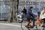 Amsterdam 7 april 2018
Anna Sophie v Zweden met partner achter de kinderwagen