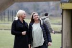 Den Haag 24 maart 2018
Barbie (Samantha de Jong) met haar kinderen Angelina en Milano en twee vriendinnen in een speeltuin.
