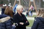 Den Haag 24 maart 2018
Barbie (Samantha de Jong) met haar kinderen Angelina en Milano en twee vriendinnen in een speeltuin.