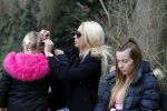 Den Haag 24 maart 2018
Barbie (Samantha de Jong) met haar kinderen Angelina en Milano en twee vriendinnen in een speeltuin.