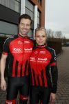 Ridderkerk 30 maart 2018
Presentatie sterren fiets team bij motel v d Valk Ridderkerk. Bas Muijs met vriendin