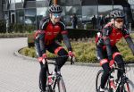 Ridderkerk 30 maart 2018
Presentatie sterren fiets team bij motel v d Valk Ridderkerk. Bas Muijs met vriendin
