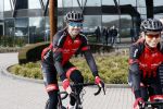Ridderkerk 30 maart 2018
Presentatie sterren fiets team bij motel v d Valk Ridderkerk. Bas Muijs met vriendin
