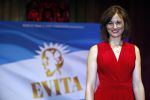 Amsterdam 19 maart 2018 
Yoran de Bont, Rene van Kooten, Brigitte Heitzer, Hans Cornelissen, Marijn Brouwers en Esmee Dekker bij de castpresentatie van de musical Evita in The Grand in Amsterdam. Hans Cornelisse is de producent.