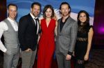 Amsterdam 19 maart 2018 
Yoran de Bont, Rene van Kooten, Brigitte Heitzer, Hans Cornelissen, Marijn Brouwers en Esmee Dekker bij de castpresentatie van de musical Evita in The Grand in Amsterdam. Hans Cornelisse is de producent.