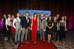 Amsterdam 19 maart 2018 
Yoran de Bont, Rene van Kooten, Brigitte Heitzer, Hans Cornelissen, Marijn Brouwers en Esmee Dekker bij de castpresentatie van de musical Evita in The Grand in Amsterdam. Hans Cornelisse is de producent.
