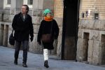 Amsterdam 19 maart 2018
Carice v Houten met haar vriend Guy Pierce op straat in Amsterdam