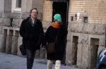 Amsterdam 19 maart 2018
Carice v Houten met haar vriend Guy Pierce op straat in Amsterdam