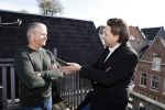 Amsterdam 12 maart 2018
Dries en Honoria Roelvink  verhuizen naar hun nieuwe appartement op de pc Hooftstraat