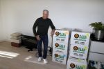 Amsterdam 12 maart 2018
Dries en Honoria Roelvink  verhuizen naar hun nieuwe appartement op de pc Hooftstraat