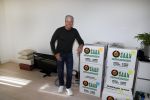 Amsterdam 12 maart 2018
Dries en Honoria Roelvink  verhuizen naar hun nieuwe appartement op de pc Hooftstraat