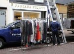 Amsterdam 12 maart 2018
Dries en Honoria Roelvink  verhuizen naar hun nieuwe appartement op de pc Hooftstraat