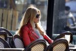 Amsterdam 20 maart 2018 
Estelle Cruijff op terras in Amsterdam zuid