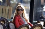 Amsterdam 20 maart 2018 
Estelle Cruijff op terras in Amsterdam zuid