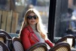 Amsterdam 20 maart 2018 
Estelle Cruijff op terras in Amsterdam zuid