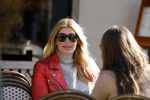 Amsterdam 20 maart 2018 
Estelle Cruijff op terras in Amsterdam zuid