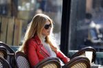 Amsterdam 20 maart 2018 
Estelle Cruijff op terras in Amsterdam zuid