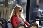 Amsterdam 20 maart 2018 
Estelle Cruijff op terras in Amsterdam zuid