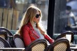 Amsterdam 20 maart 2018 
Estelle Cruijff op terras in Amsterdam zuid