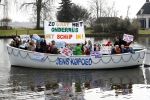 Nigtevecht 14 maart 2018
School de flambouw protesteert op sloep voor meer geld voor onderwijs.